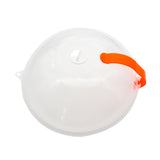 Avilo Microwave Splatter Guard in BPA-Free Polypropylene with Stem Vent and Handle – Clear View Food Cover