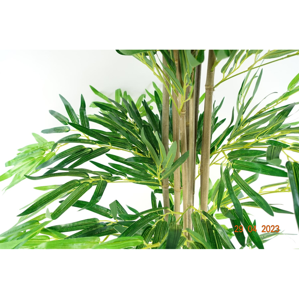 180cm (6ft) Artificial Bamboo Plants – XL Natural Green Trees for Home Decor