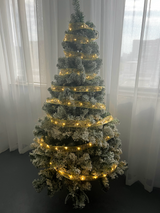 Avilo 5 Metre Ribbon Christmas Tree Decoration – Festive Tree Trimming Accessory