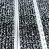 Doortex Alumat Aluminium Indoor Entrance Mat, 40 x 60cm – Dirt & Moisture Trapping Door Mat, Grey