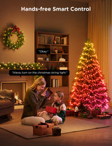Govee Christmas String Lights RGBICW, 20m IP65 – 130+ Preset Modes with Music Sync