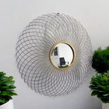 MSL 85cm Modern Wall Mirror, Handcrafted with a Contemporary Finish – Home Decor Mirror, Multi