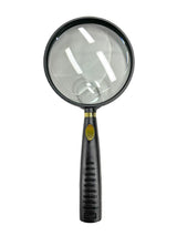 Avilo Glass Handheld Magnifier with x5 and x10 Magnification – Reading and Close-Up Viewing Aid