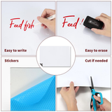 Vinsani 45 x 60cm Magnetic Whiteboard with 4 Markers and Eraser – Gloss Planner & Organiser for Home or Office