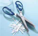 Avilo Shredder Scissors with Five Carbon Steel Blades – Shred Confidential Documents Quickly