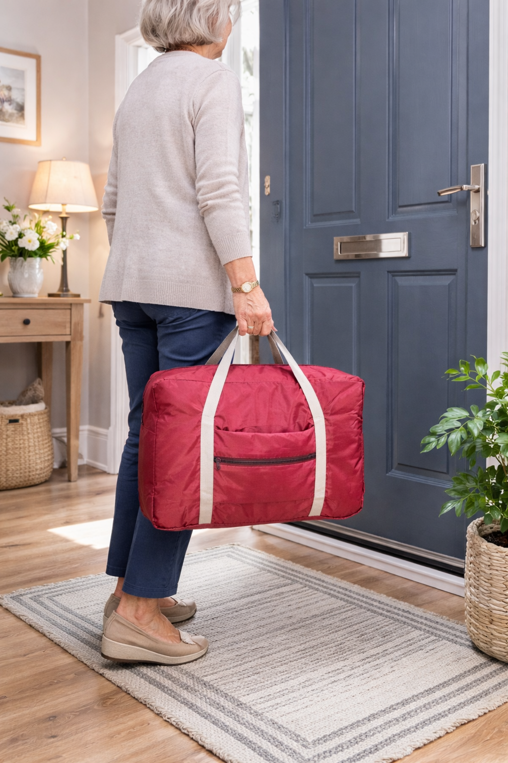 Avilo Foldable Travel Bag – Lightweight Holdall for Travelling and Everyday Use