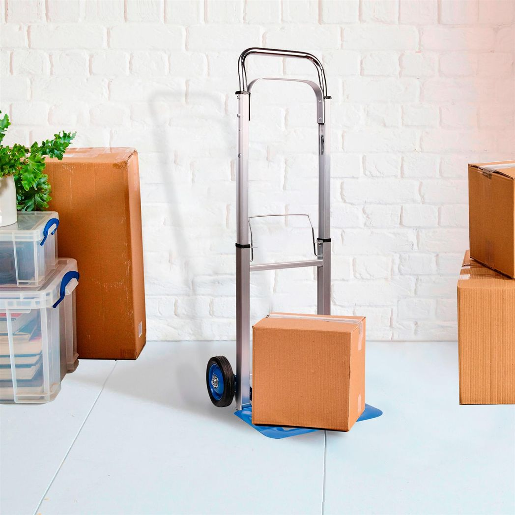 Neo Folding Sack Truck with Extendable Handle – 100kg Capacity, Aluminium & Steel