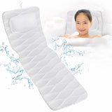 Avilo Full Length Body Bath Pillow – Extra Long Cushioned Mat for Complete Support