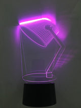 3D Acrylic Table Lamp – Clear