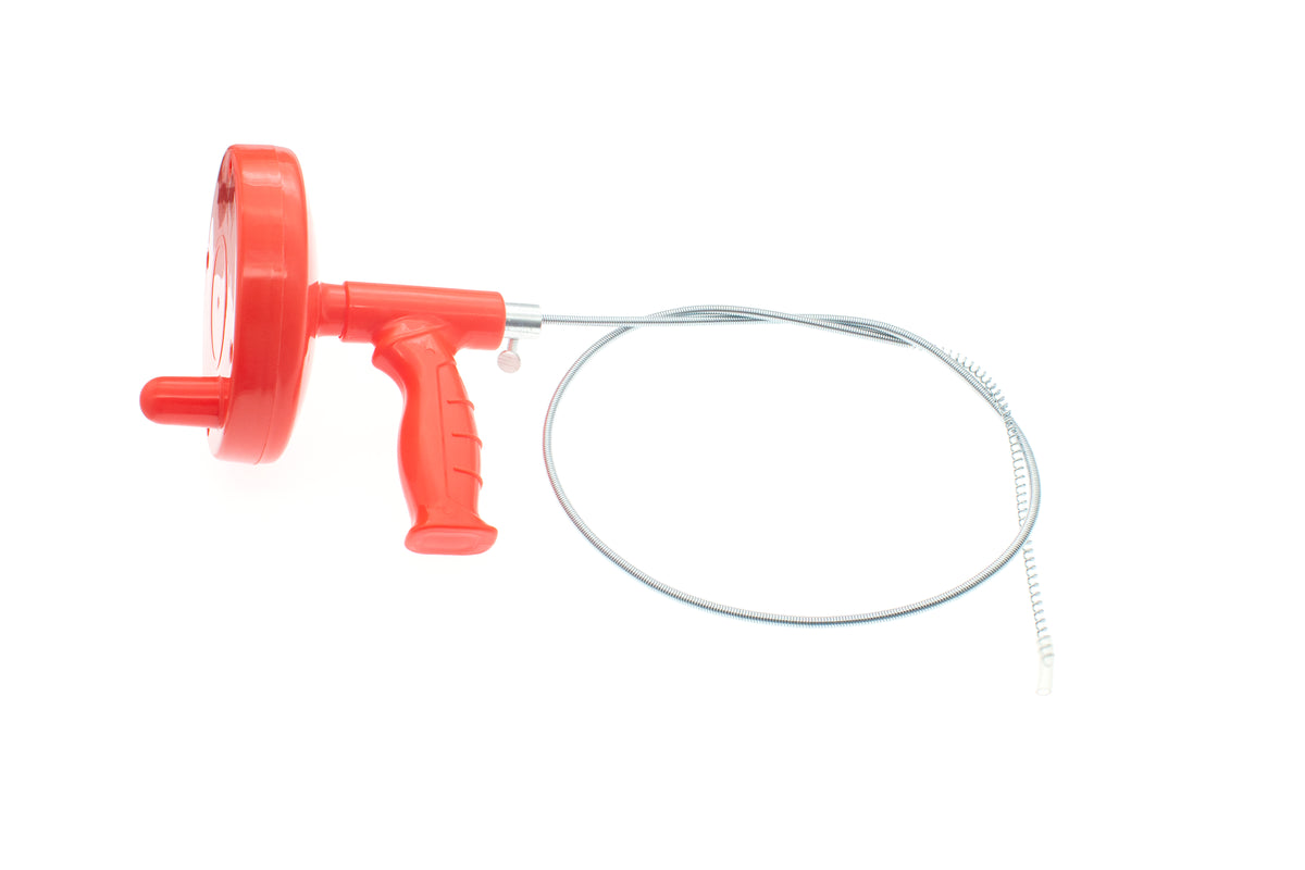 Avilo Professional Drain & Pipe Cleaner with 4m Flexible Cable – Chemical-Free Sink and U-Bend Unblocker