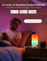 Govee Aura Smart RGB LED Table Lamp with App Control, 16 Million Colours & 60+ Scenes – Mood Lighting