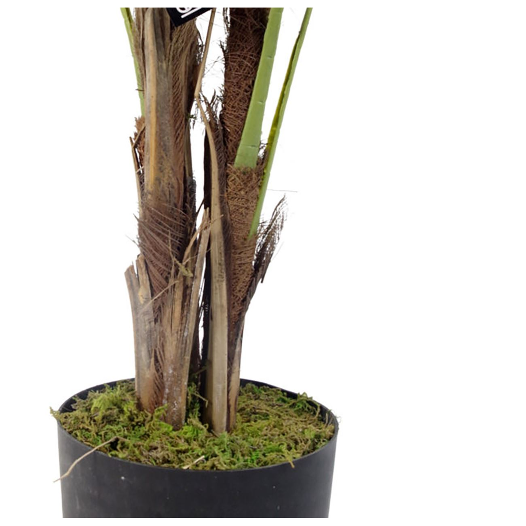 Leaf 120cm Large Artificial Palm Tree with Wired Stems – Realistic Tropical Indoor Plant, Natural
