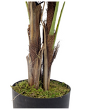 Leaf 120cm Large Artificial Palm Tree with Wired Stems – Realistic Tropical Indoor Plant, Natural