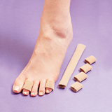 Avilo Reusable Gel Toe Tubes Set of 2 – Soft Cushioning Protection for Corns, Blisters and Calluses
