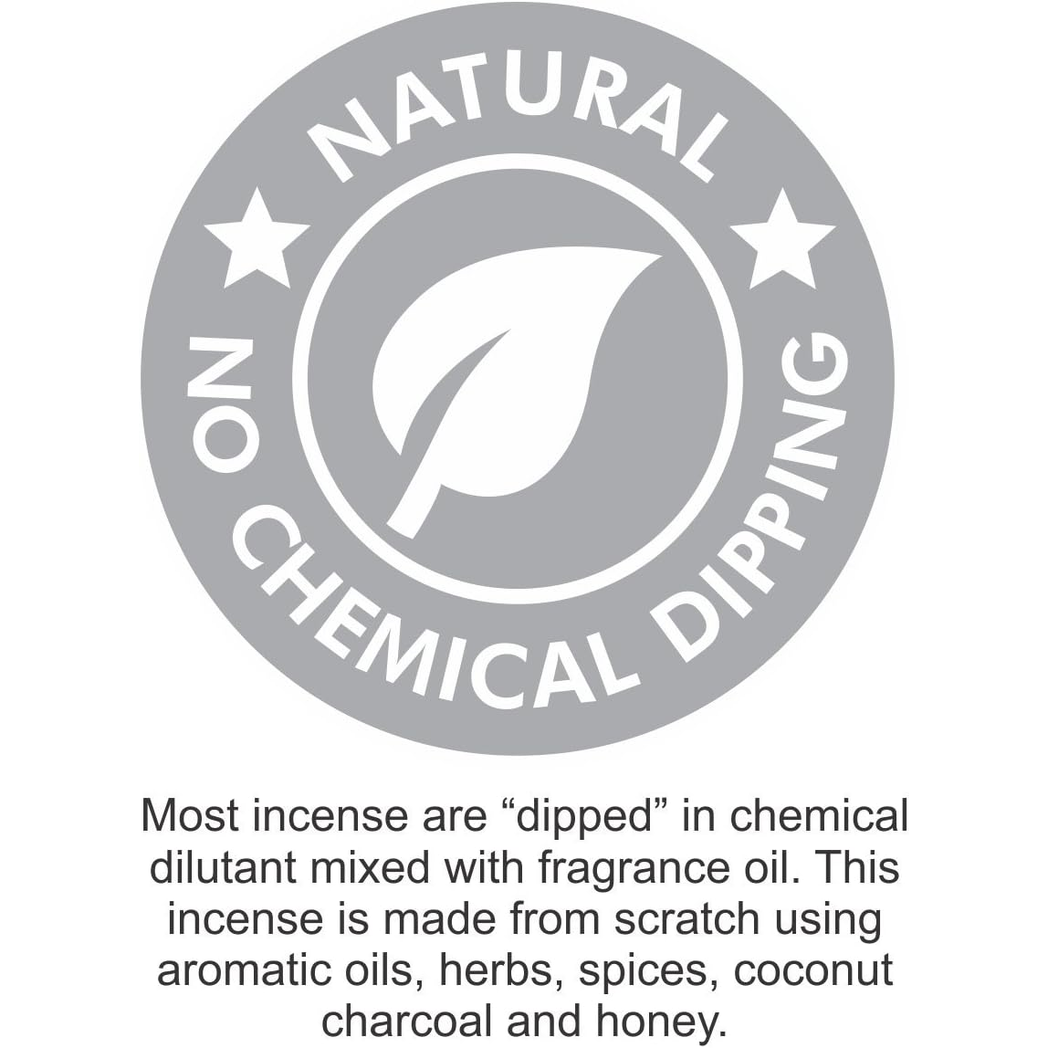 Natural Choice Incense 6 Fragrance Incense Stick Gift Pack with Burner