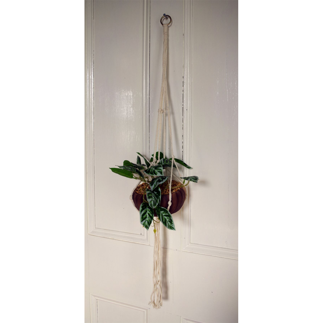 85cm Hanging Artificial Potted Pothos Plant with Planter