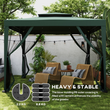 Outsunny Set of 4 Tent Anchor Weights for Pop-Up Gazebos and Folding Tents – Wind Resistant Base Weights