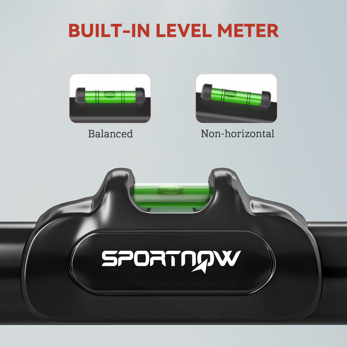 SPORTNOW Doorway Pull Up Bar, Adjustable 96–130cm, No Screws, 200kg Capacity – Home Gym Chin Up Bar