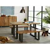 Baltic Live Edge Large Sideboard – Natural Wood Storage Cabinet with Cupboards