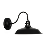 LEDSone Modern Black Iron Cage Wall Light – Contemporary Wall Sconce for Living Room, E27