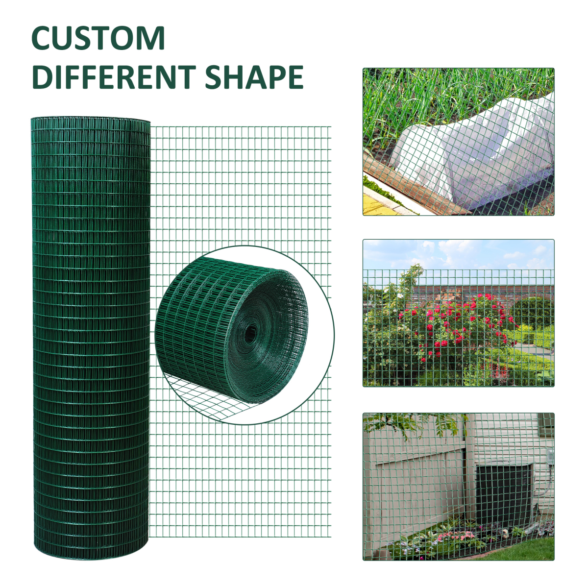 PawHut PVC-Coated Welded Wire Mesh Fence, 30m x 0.9m – Poultry, Aviary & Small Animal Run, Galvanised