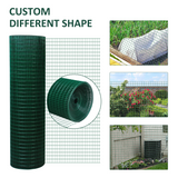 PawHut PVC-Coated Welded Wire Mesh Fence, 30m x 0.9m – Poultry, Aviary & Small Animal Run, Galvanised