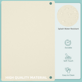 Outsunny Replacement Cushion Covers for Outdoor Rattan Furniture – Zip Fastening Polyester, Beige