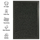 Super Hard-Wearing Barrier Mat 90 x 200cm – Heavy-Duty Dirt Barrier for Homes, Shops & Workplaces, Anthracite