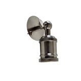 LEDSone Vintage Indoor Wall Light with Galvanised Iron Body & E27 Fitting – Retro Sconce, Satin Nickel