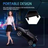 HOMCOM Audi E-tron 12V Electric Ride-On Car with Remote Control, LED Lights & Music – Kids, Black