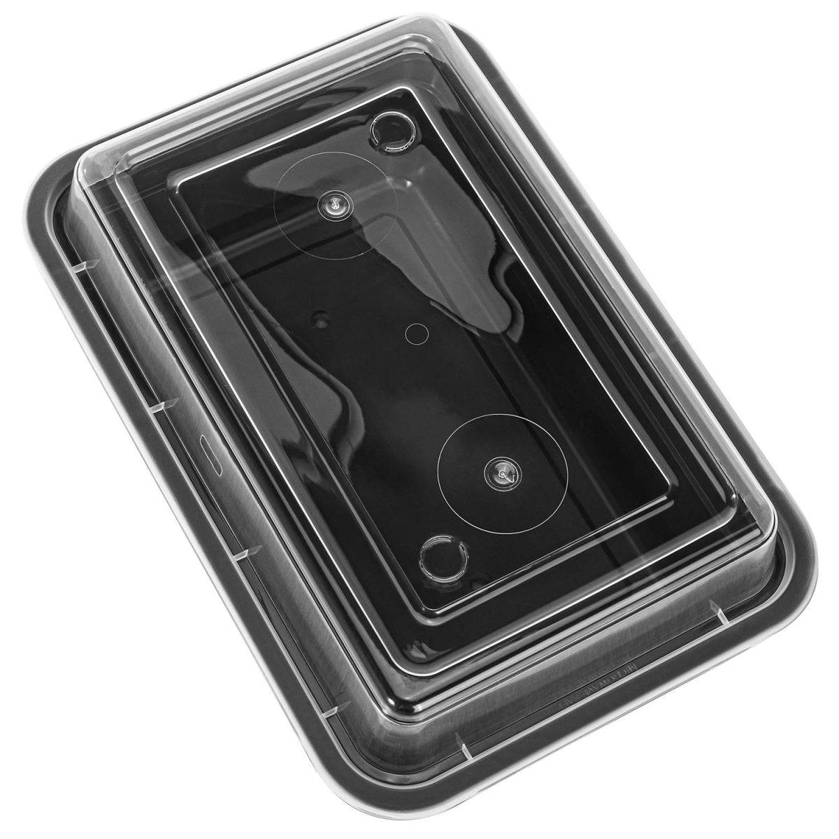 Vinsani 10-Pack Single Compartment Meal Prep Containers with Airtight Lids – Stackable Food Storage