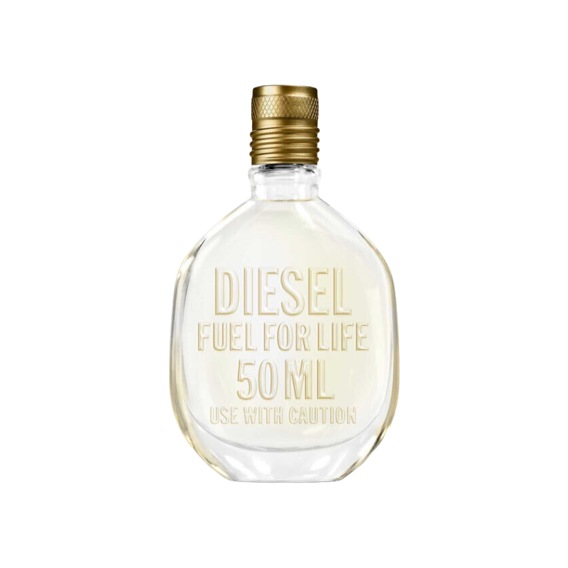 Diesel Fuel for Life Eau de Toilette Spray 50ml – Fresh & Citrus, Spicy Fragrance for Men