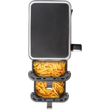 Progress Dual Tier 9L Air Fryer, 2400W – Two-Layer Family Cooking in a Compact Footprint