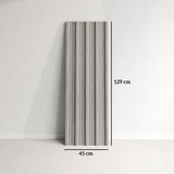 Corrugated Galvanised Steel Roof Sheets, 12 Pack, 129 x 45cm – Roofing Panels for Sheds, Grey Wood Effect