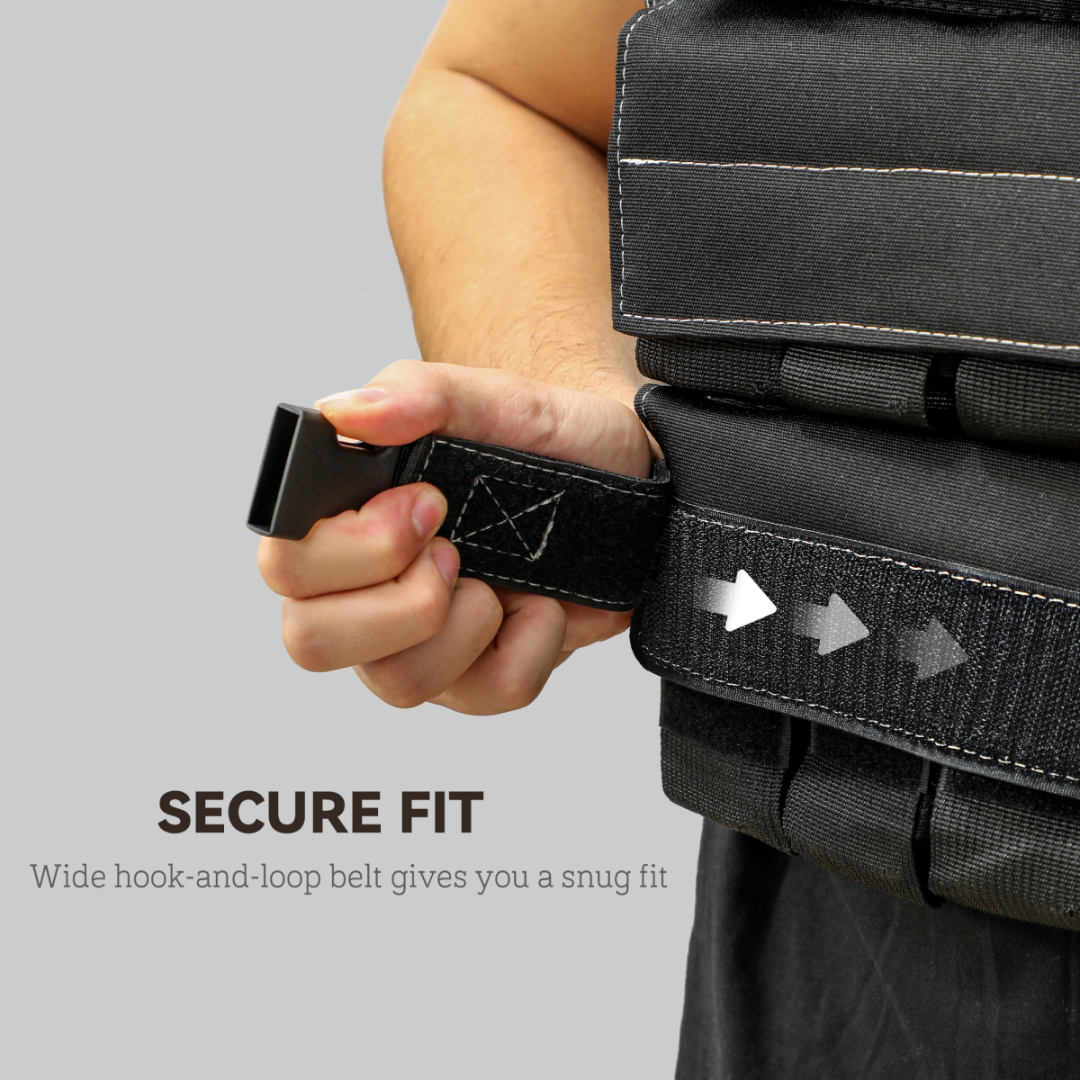 SPORTNOW 30kg Adjustable Weighted Vest with 30 Removable Metal Weights – Running Weight Vest, Black