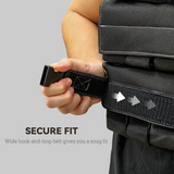 SPORTNOW 30kg Adjustable Weighted Vest with 30 Removable Metal Weights – Running Weight Vest, Black