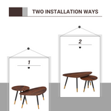 Nesting Coffee Tables nested together view