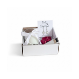 Aye Do Gifts Small Best Dog Mum Gift Hamper with Heart Earrings, Candle & Milk Chocolate Hearts