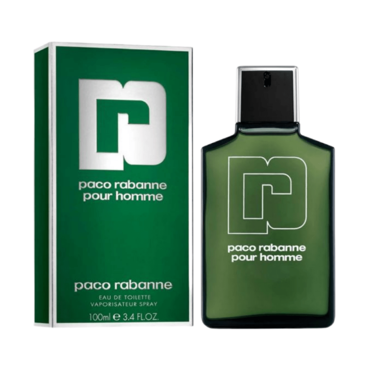 Paco Rabanne Pour Homme Eau de Toilette Spray 100ml – Aromatic, Woody Fragrance for Men