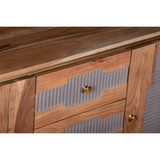 Wilton Acacia Wood Sideboard with 2 Doors & 3 Drawers – Hand-Crafted Dining & Living Room Storage