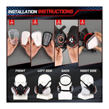 Respiratory Half Mask – Gas, Dust and Paint Mask with Replaceable Filter
