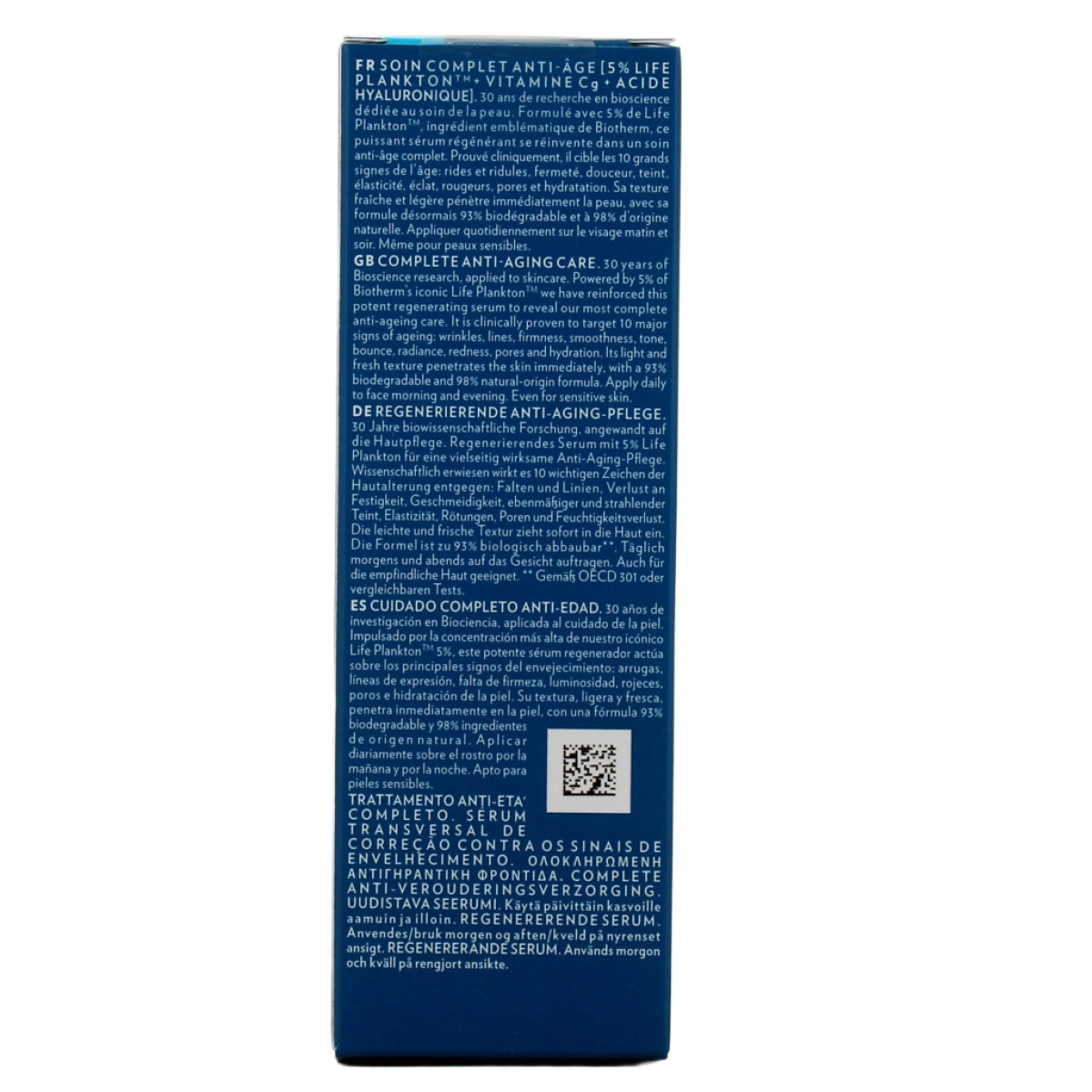 Biotherm Life Plankton Elixir Bioserum 75ml – Regenerating Face Serum with Hyaluronic Acid