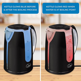 Quest Dual LED Illuminated Kettle, 1.7L 2200W with 360° Swivel Base & Boil Dry Protection – Black