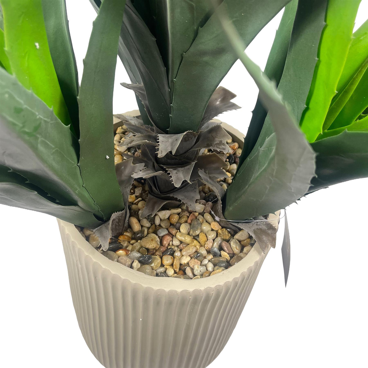 Artificial Agave Tropical Display in Decorative Pot – Realistic Faux Plant for Home & Office