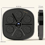 SPORTNOW Smart Bluetooth Boxing Machine, Wall Mounted with 9 Speeds & Modes – Music Boxing Trainer, Black