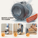 Self-Cleaning Cat Litter Box with App Control, 12 Safety Sensors & 80L Capacity – Automatic Scooping, White & Grey