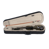 New 3/4 Acoustic Violin Set with Case, Bow & Rosin – Beginner Violin for Kids Aged 9-12, Black