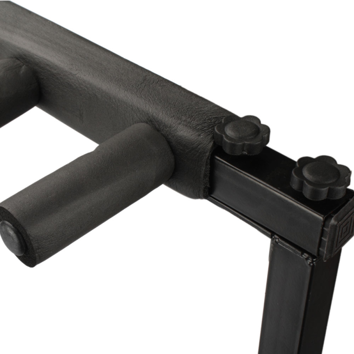 Triple Folding Guitar Rack Stand for 9 Guitars – Neoprene-Protected Tubular Holder, Black