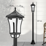 Outsunny 1.3m LED Garden Lamp Post, IP44