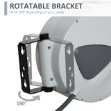 DURHAND 10m Retractable Air Hose Reel with 3/8" Hose – Wall Mounted Garage & Workshop Storage
